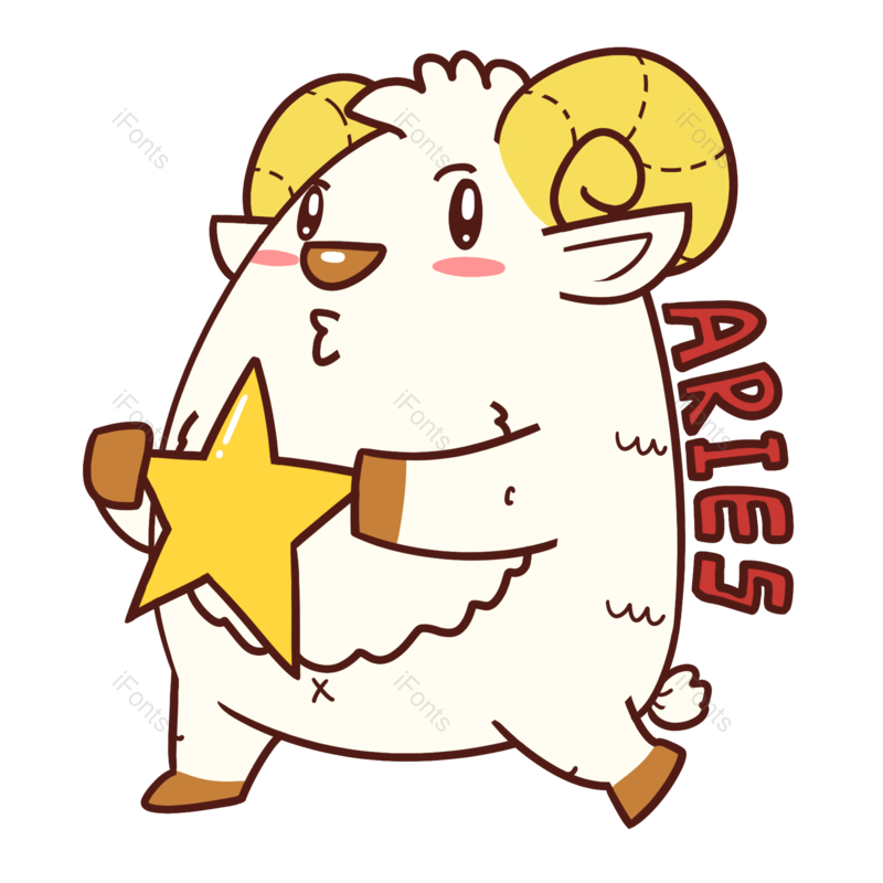 卡通图片,星座元素,十二星座PNG,免抠素材
